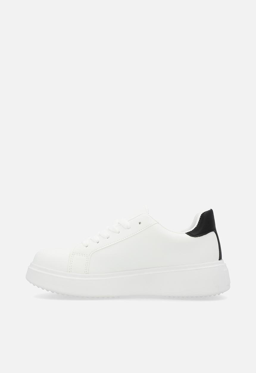Pop Candy - Lace up sneakers - black & white
