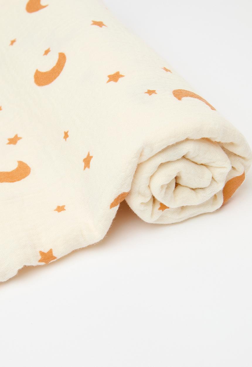 Pop Candy - 3 Pack swaddle face towel & bib set - neutral