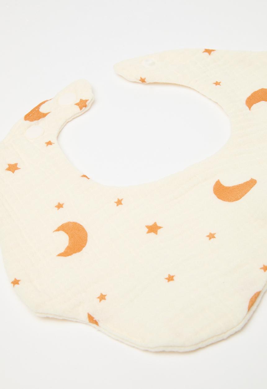 Pop Candy - 3 Pack swaddle face towel & bib set - neutral