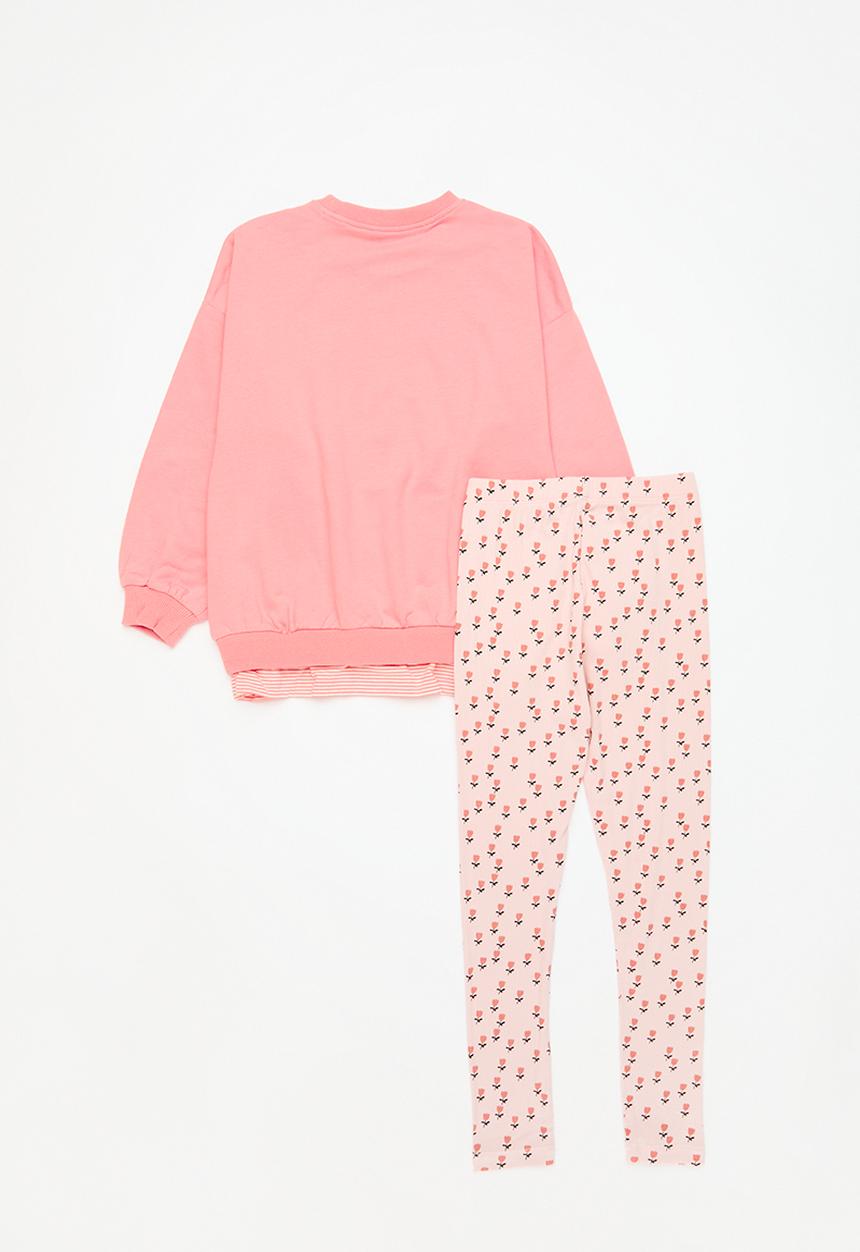 Pop Candy - Sweatshirt & legging set - dusty pink