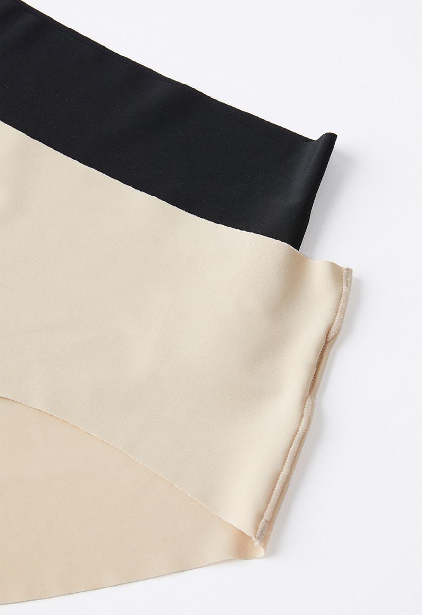Cotton On - The Invisible Boyleg Brief 2Pack - Black/Frappe