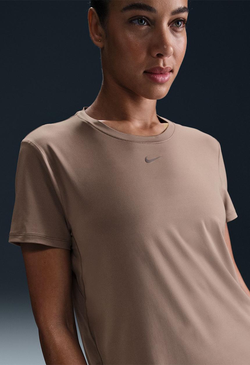 Nike - Nike One Classic Top - Mink Brown/Black