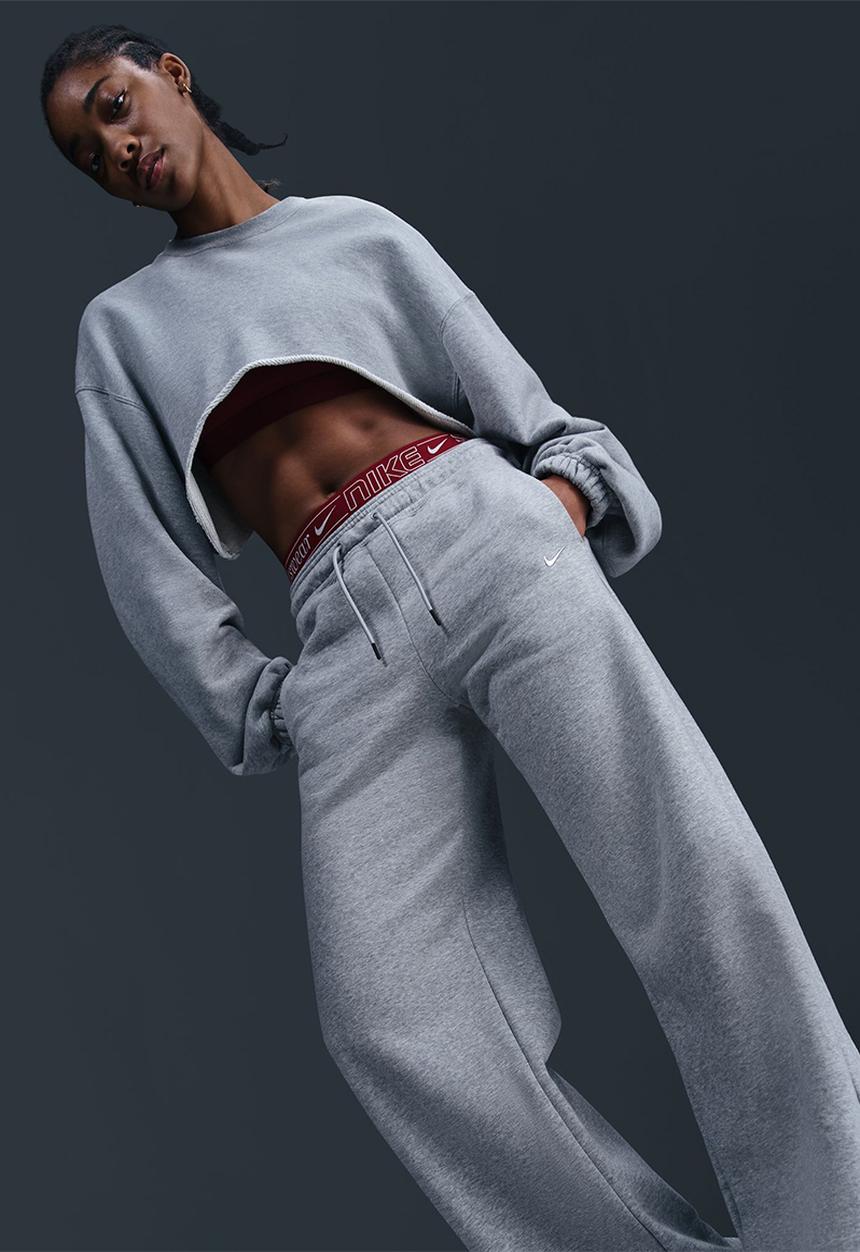 Nike - Nike Phoenix fleece pant - Dk Grey Heather