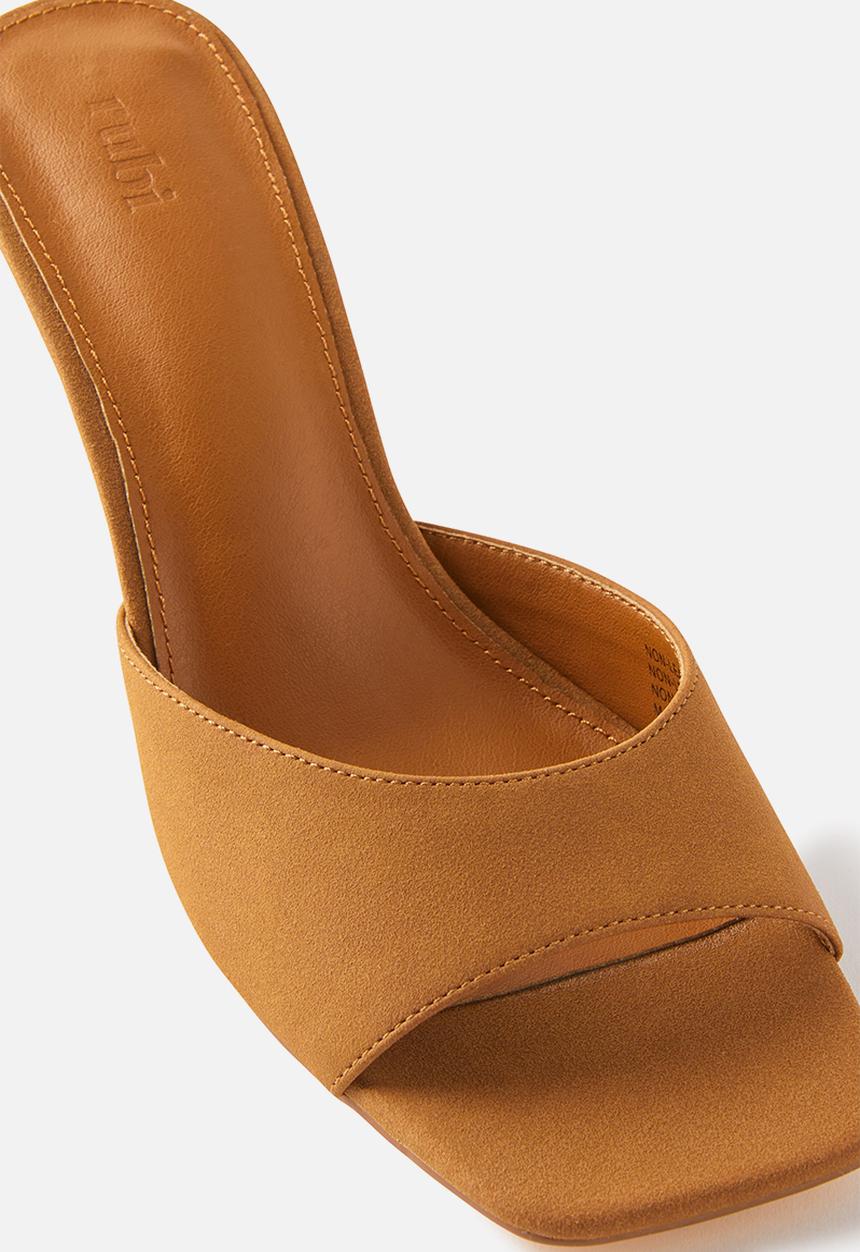 Cotton On - Edie Minimal Mule- Tan Micro
