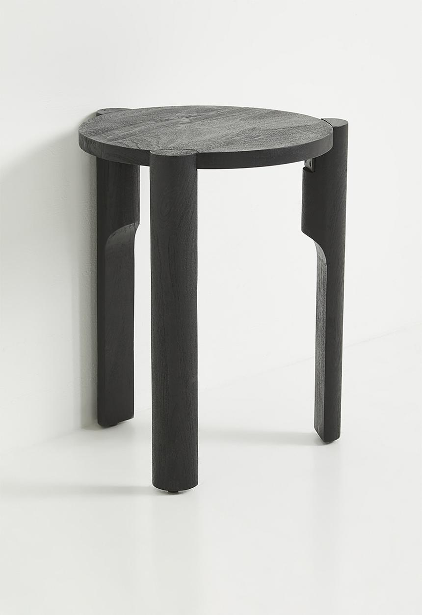 Sixth Floor - Flaire wooden side table - black