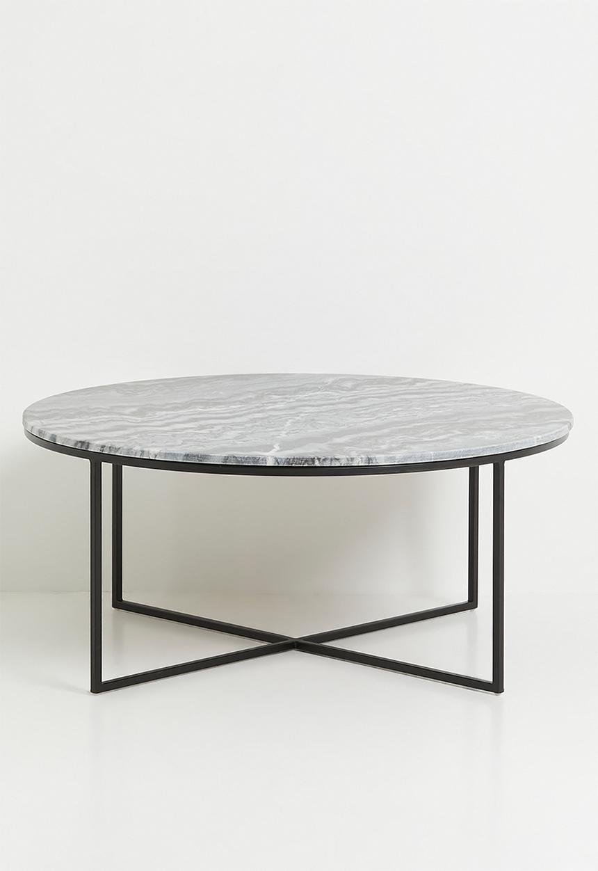 Sixth Floor - Lois marble coffee table - grey