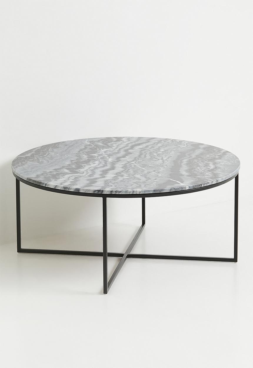 Sixth Floor - Lois marble coffee table - grey
