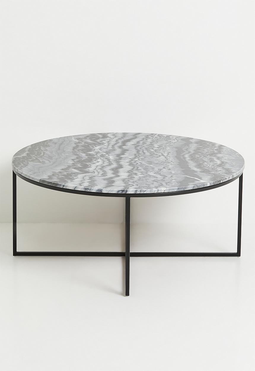 Sixth Floor - Lois marble coffee table - grey