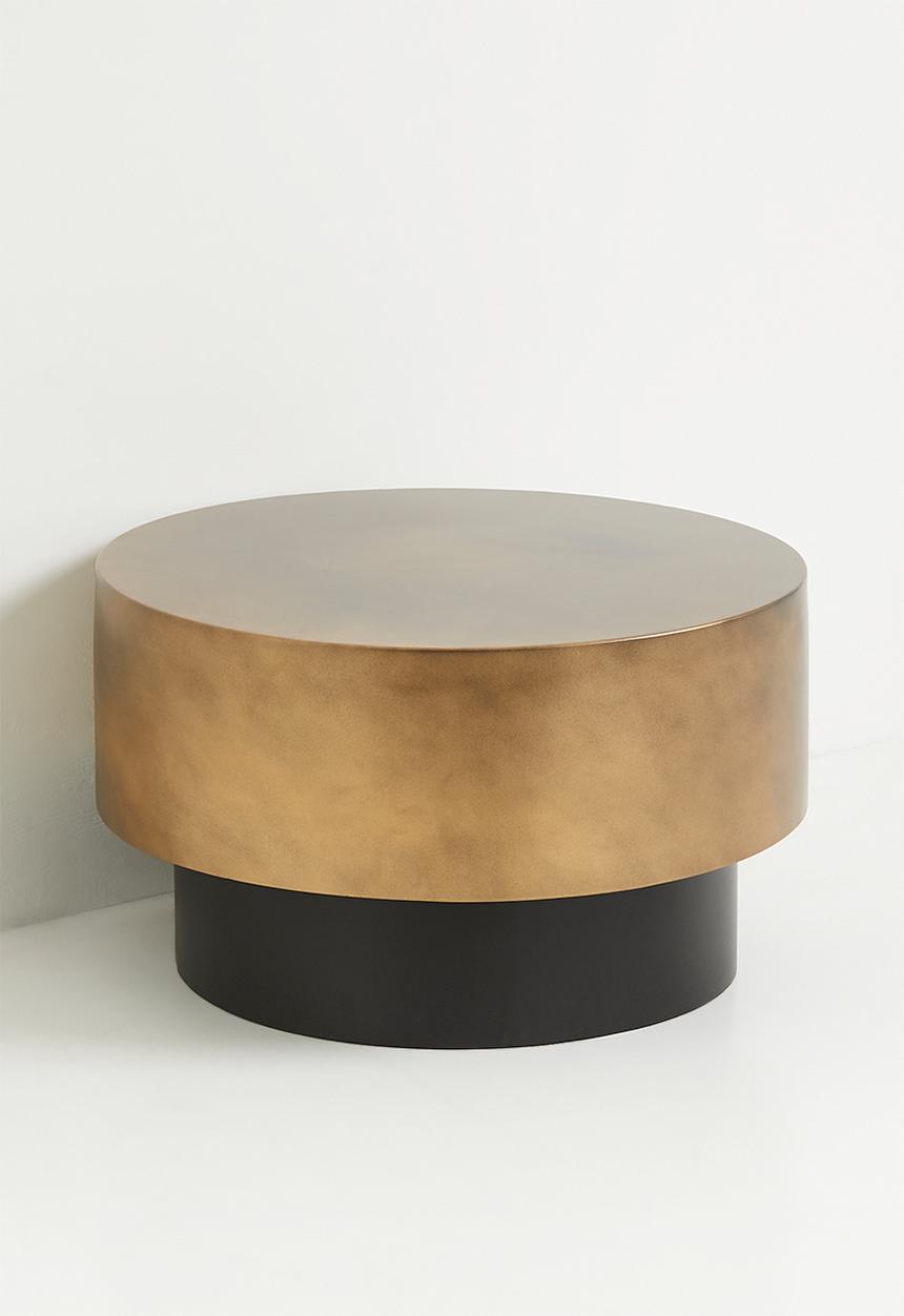 Sixth Floor - Hugo iron coffee table - brass