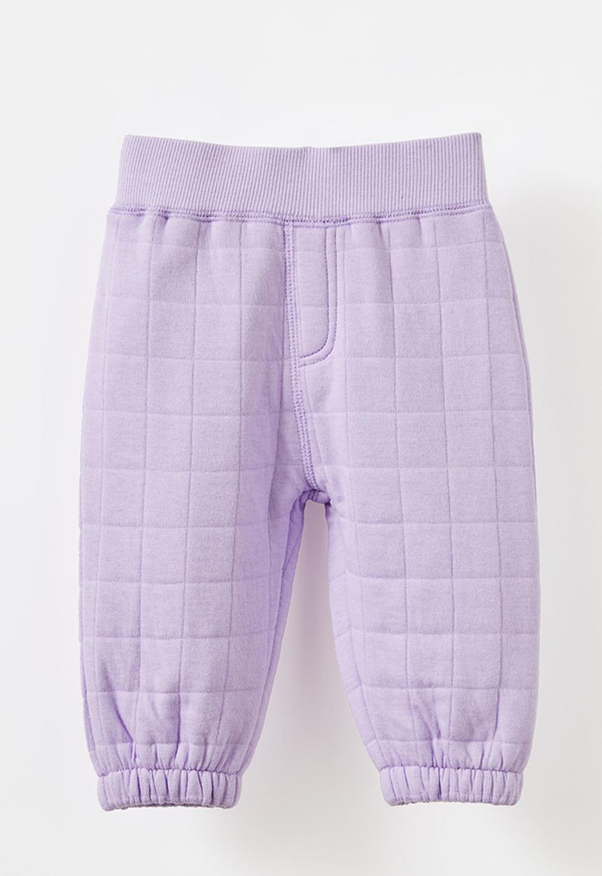 Cotton On - Quilted trackpant - vintage lilac