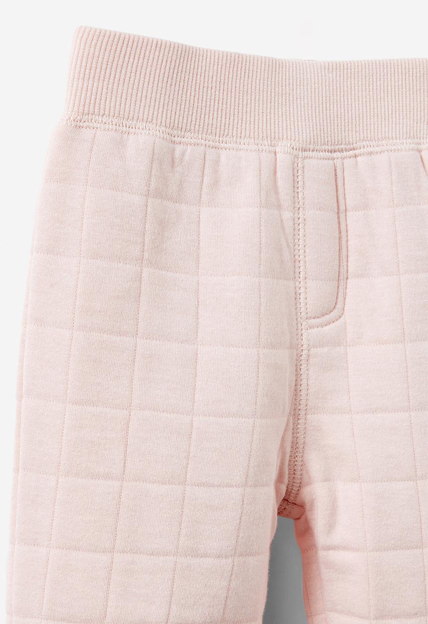 Cotton On - Quilted trackpant - pink pearl