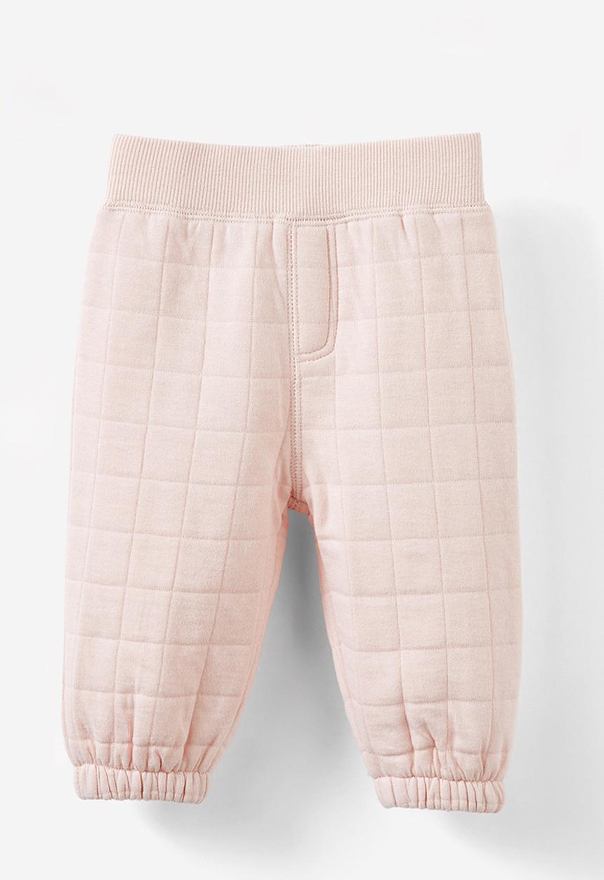Cotton On - Quilted trackpant - pink pearl
