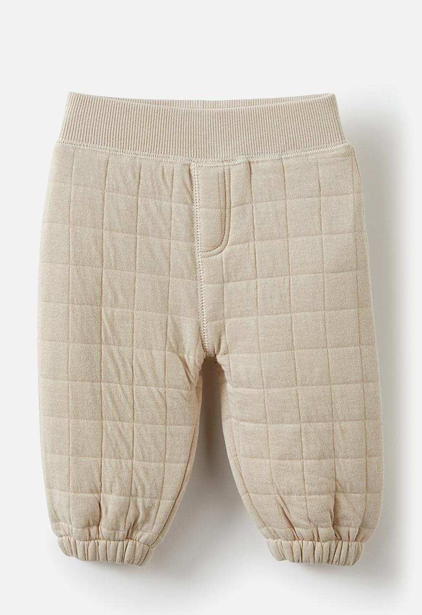 Cotton On - Quilted trackpant - rainy day