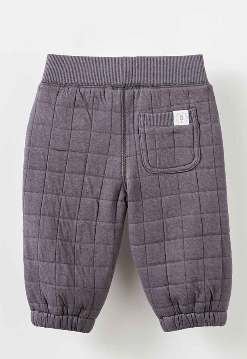 Cotton On - Quilted trackpant - rabbit grey