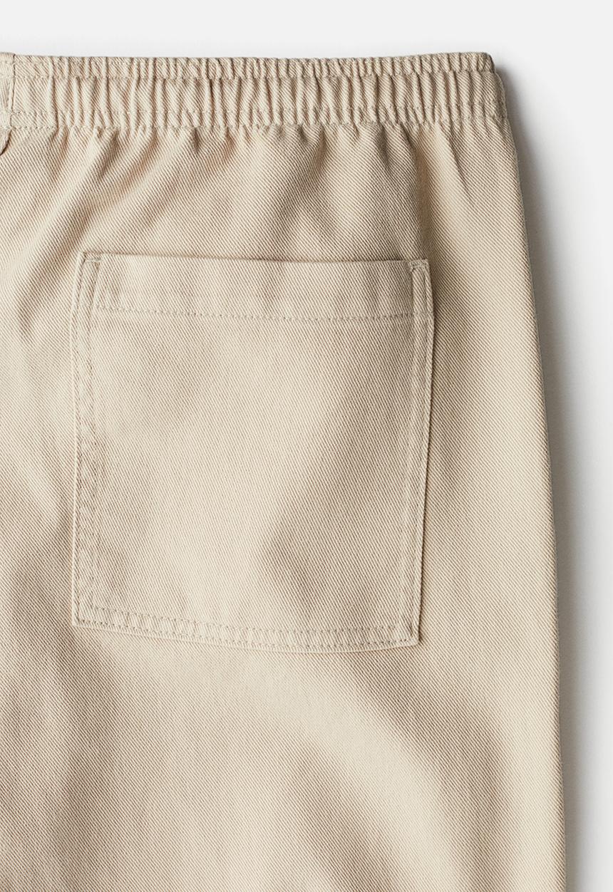 H&M - Loose fit twill trousers - beige
