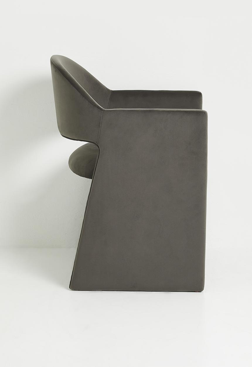 Sixth Floor - Lyndi dining chair - charcoal