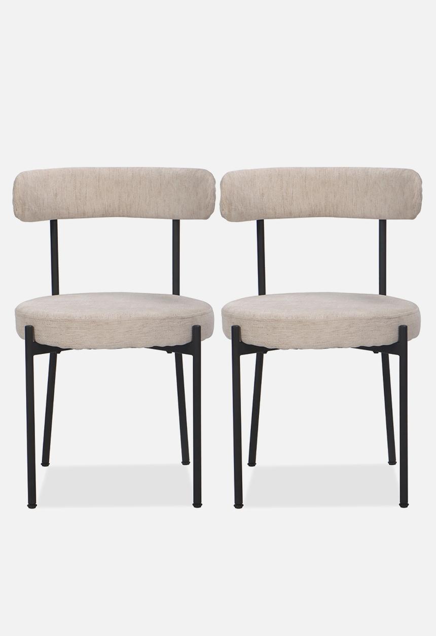 Sixth Floor - Anna woven dining chair set of 2- natural