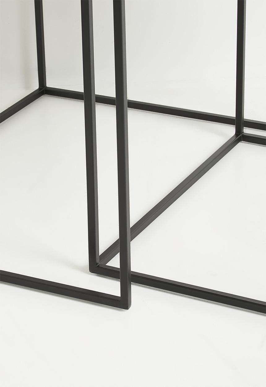 Sixth Floor - Lindsy nested metal side table - brass
