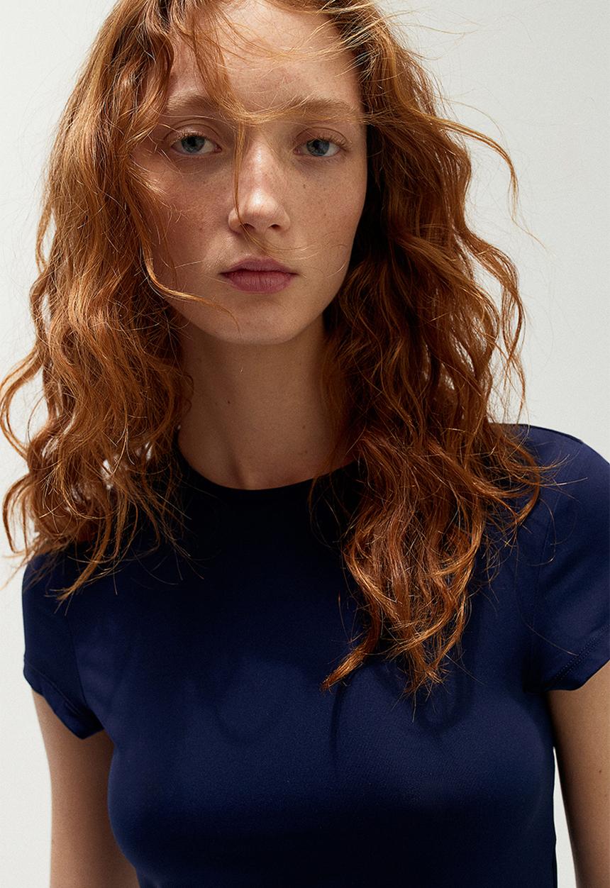 H&M - Fitted t-shirt - navy blue