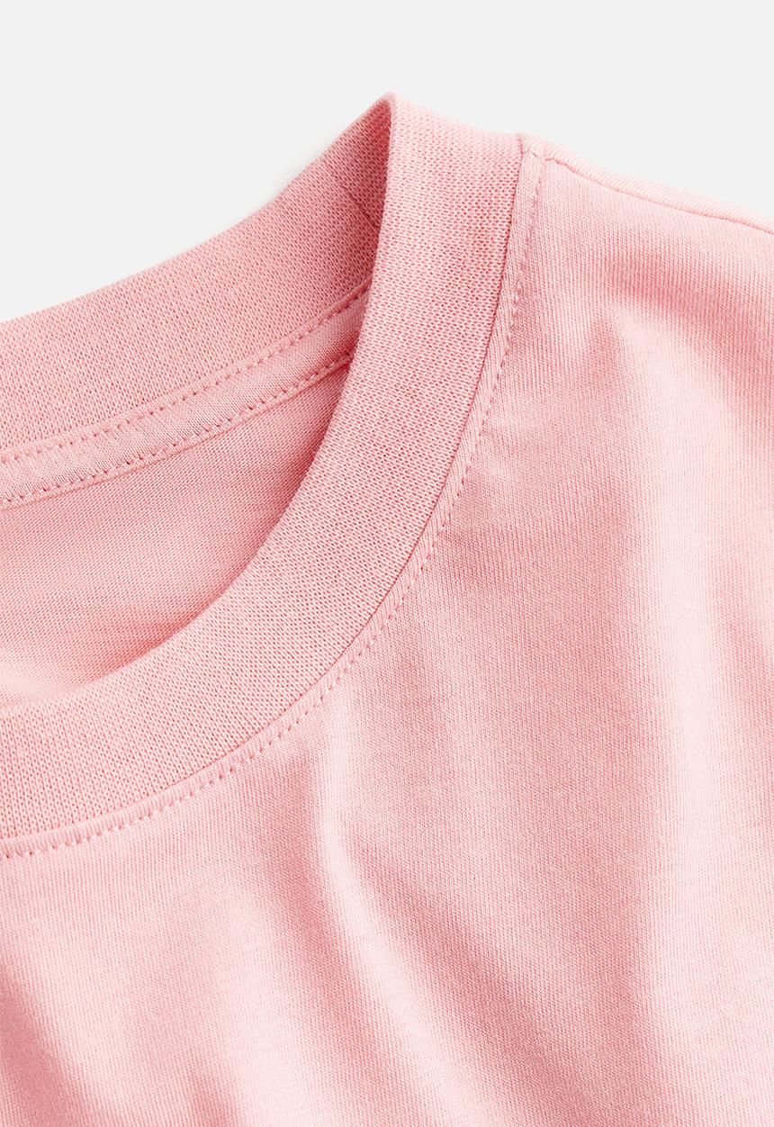 H&M - Print-motif T-shirt - light pink/solar coast