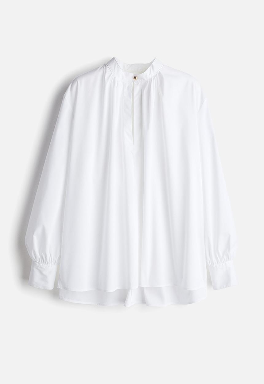 H&M - Loose-fit blouse - white