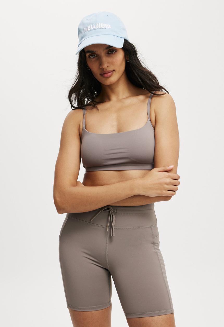 Cotton On - Workout Yoga Crop - Desert Grey