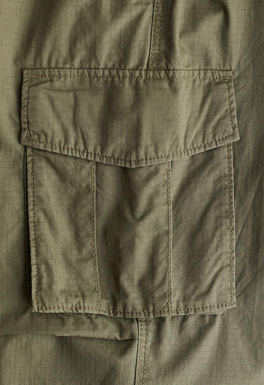 H&M - Parachute trousers - khaki green