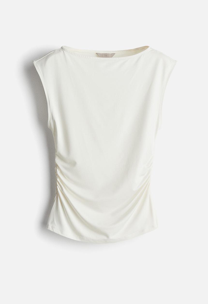 H&M - Boat-neck top - white