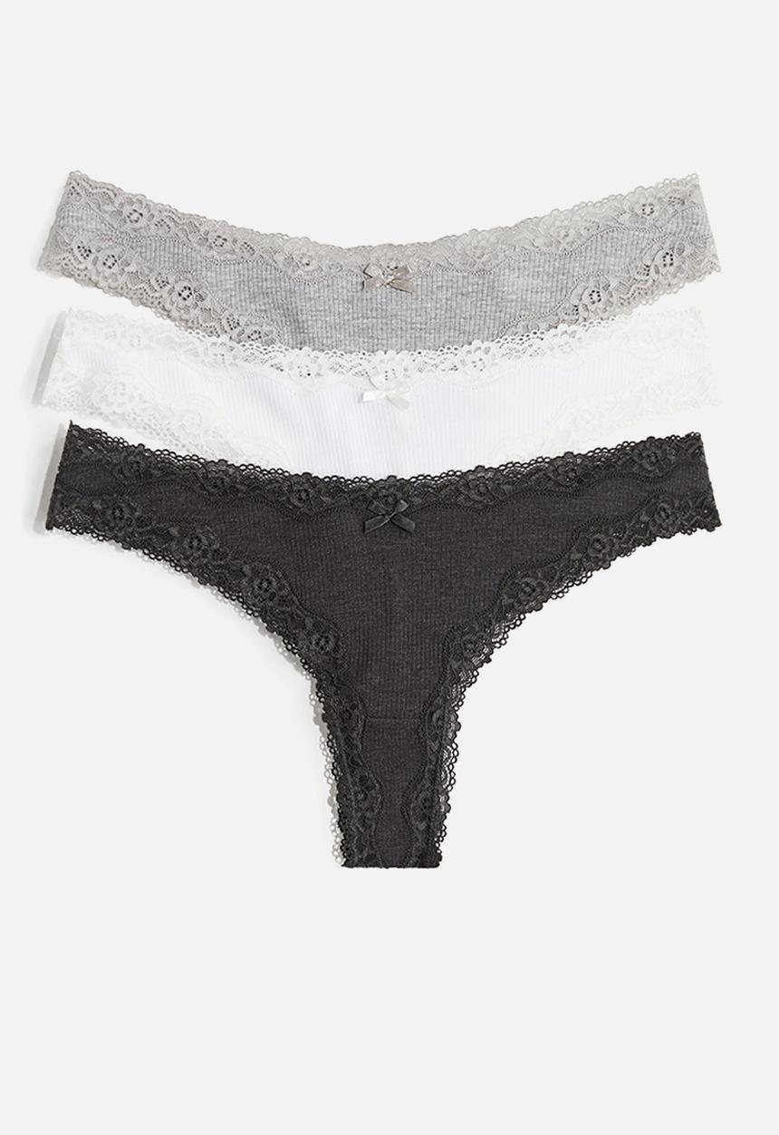 H&M - 3-Pack brazilian briefs - multi