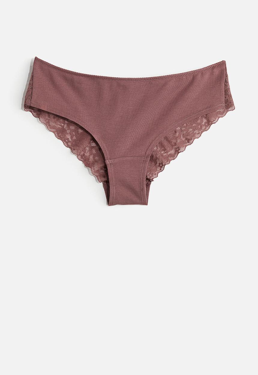 H&M - 5-pack hipster briefs - dusty pink & light pink 