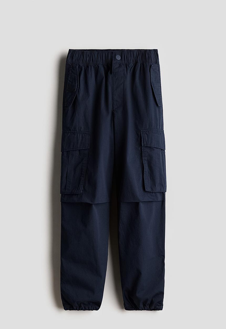 H&M - Parachute trousers - navy blue