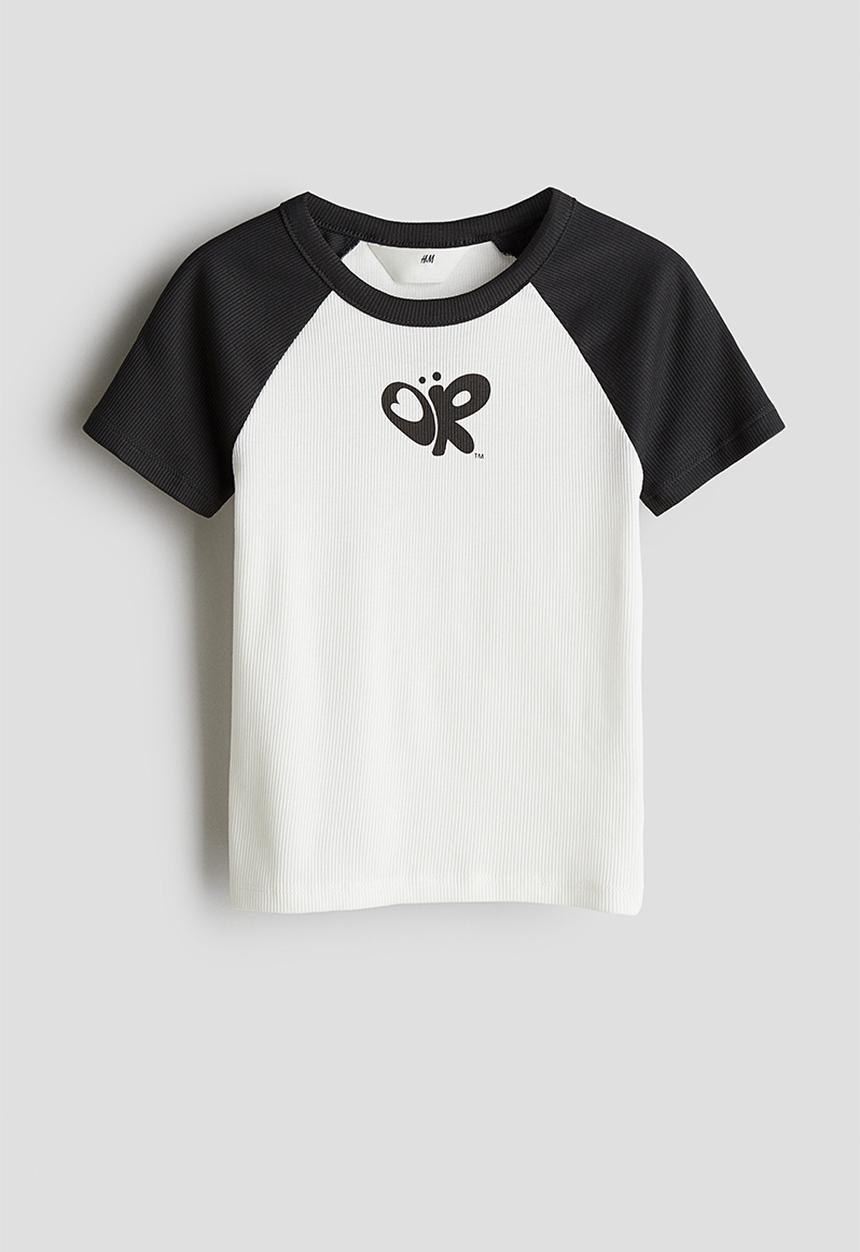H&M - Printed T-shirt - black/olivia rodrigo