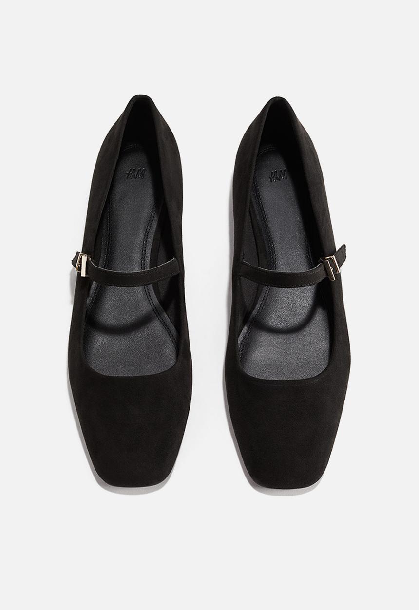 H&M - Mary jane ballet pumps - black
