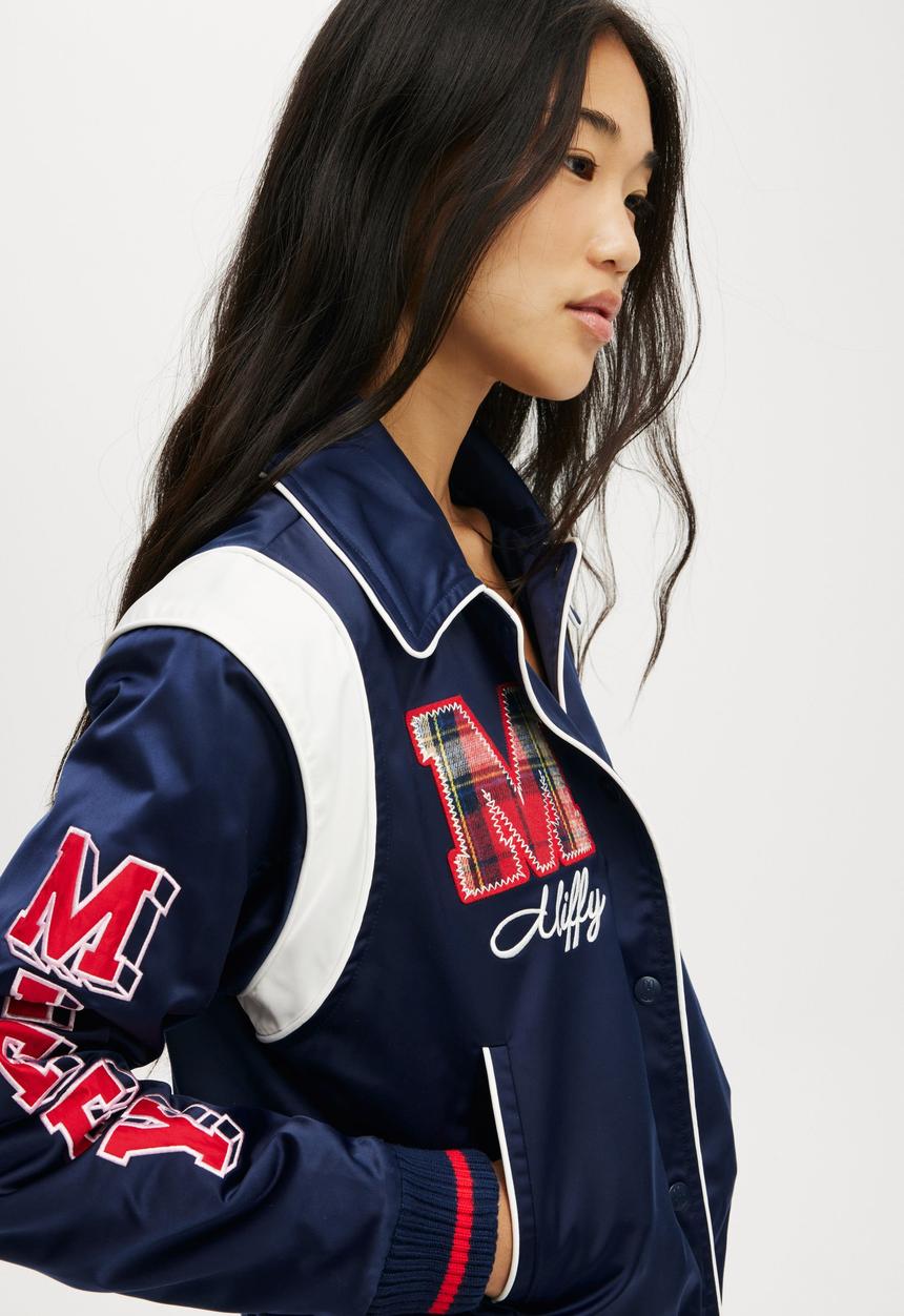 Cotton On - Lcn Miffy Varsity Bomber Jacket - Heritage Blue