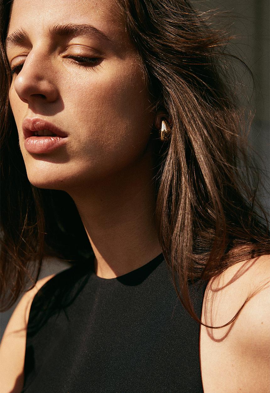 H&M - A-line mini dress - black