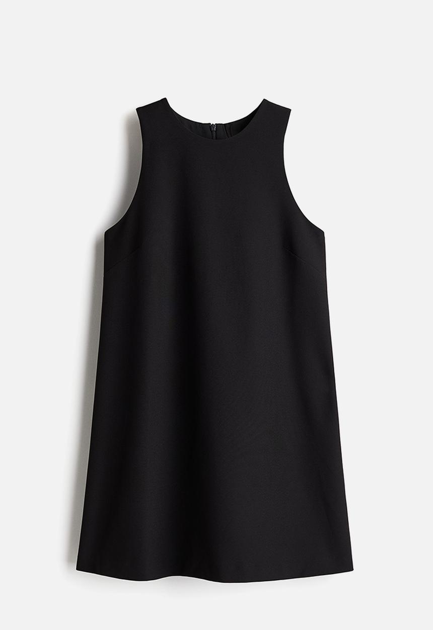 H&M - A-line mini dress - black
