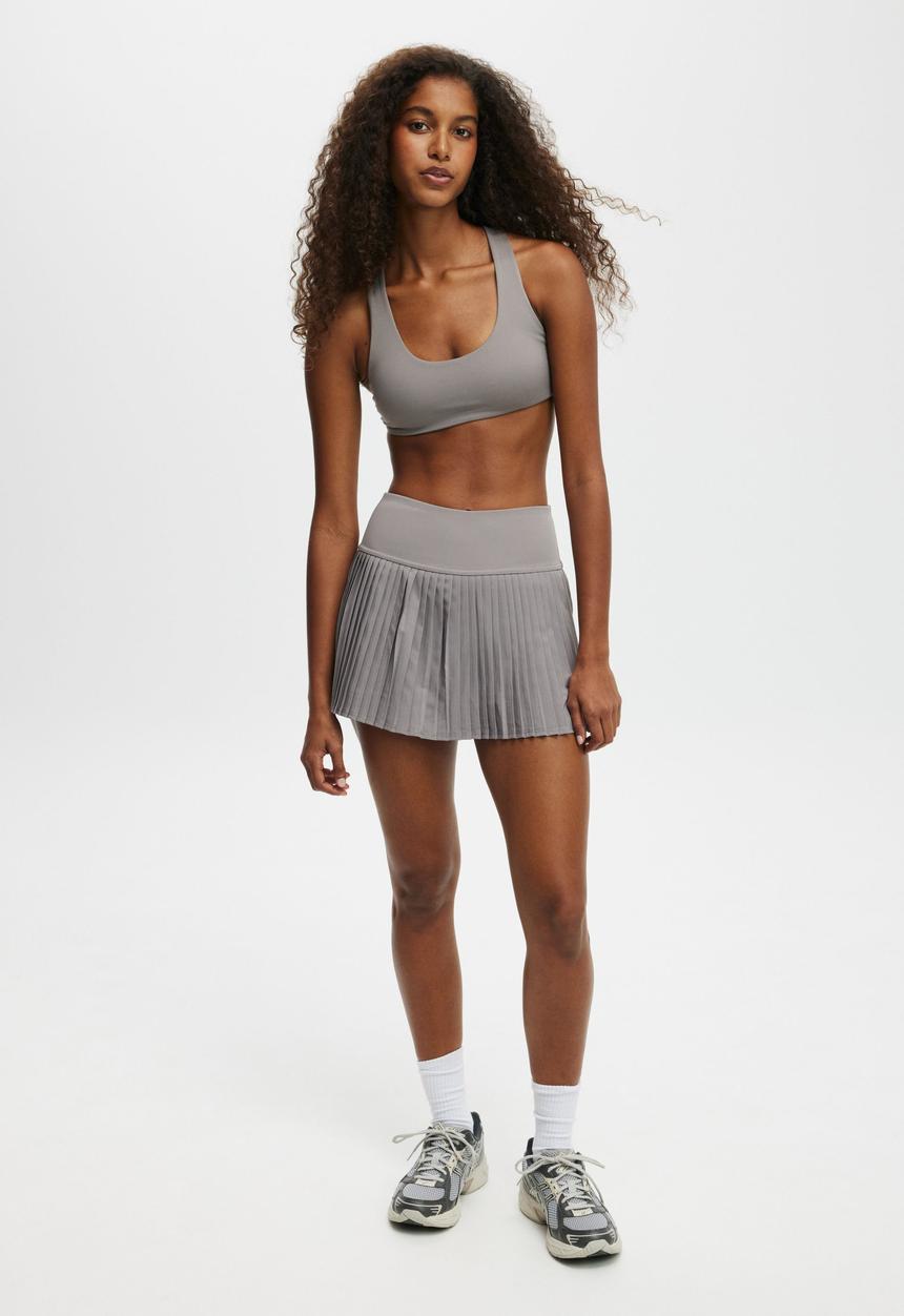 Cotton On - Ultra Soft Curved Hem Crop - Allspice