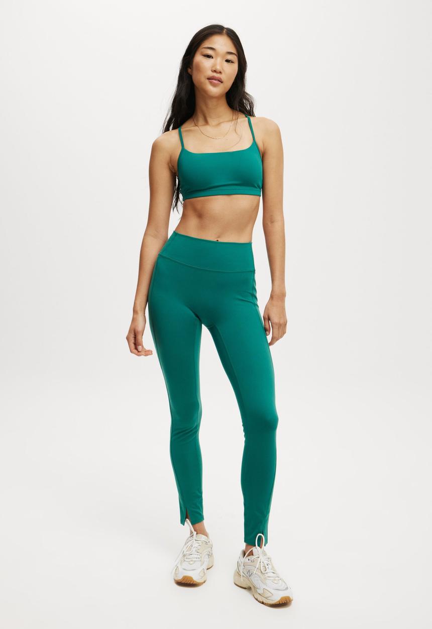 Cotton On - Ultra Soft Side Pocket 7 8 Tight - Alpine Green