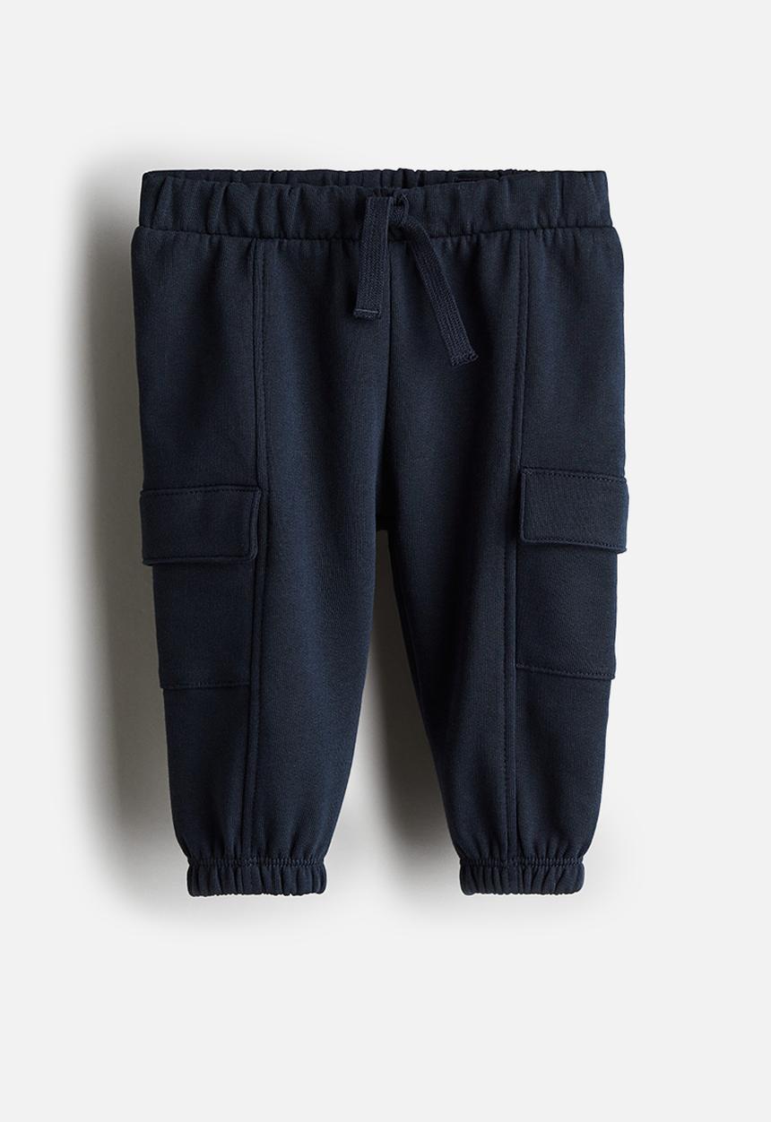 H&M - Cargo joggers - navy blue