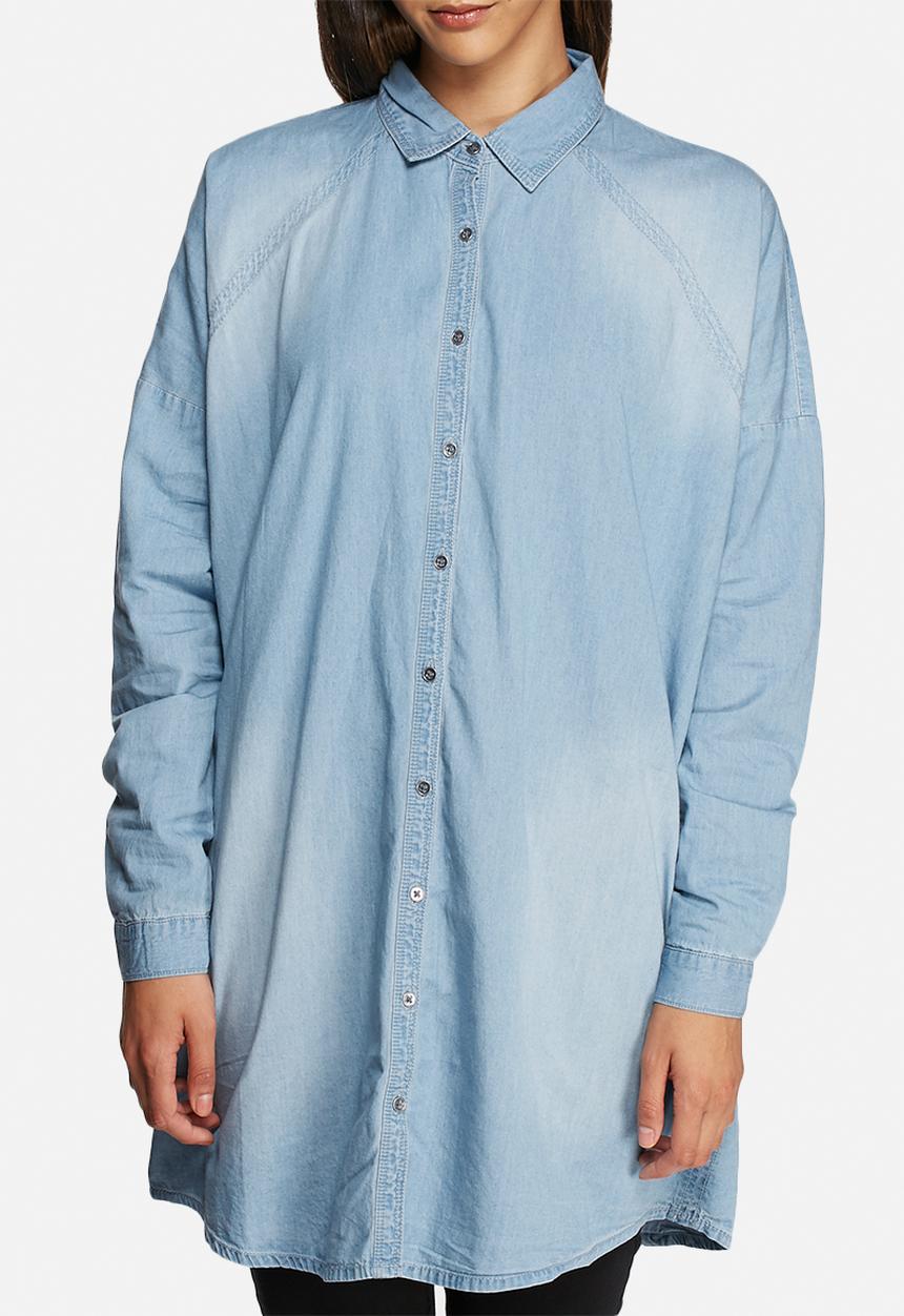 VILA - Vu oversized denim shirt