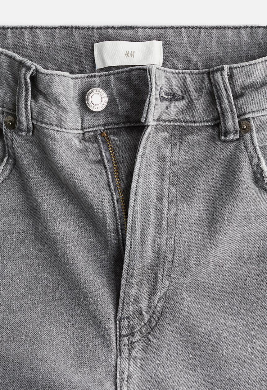 H&M - Wide high jeans - grey