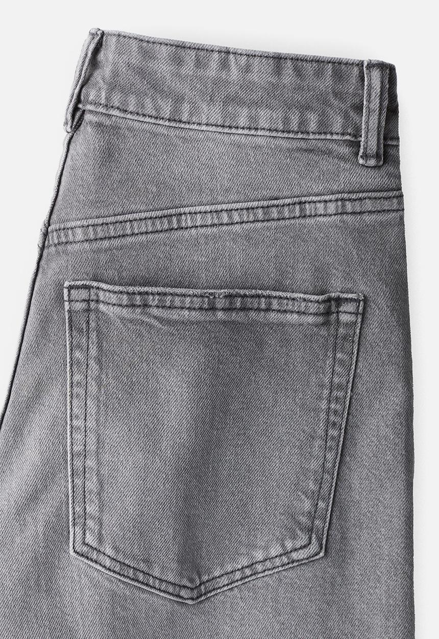 H&M - Wide high jeans - grey