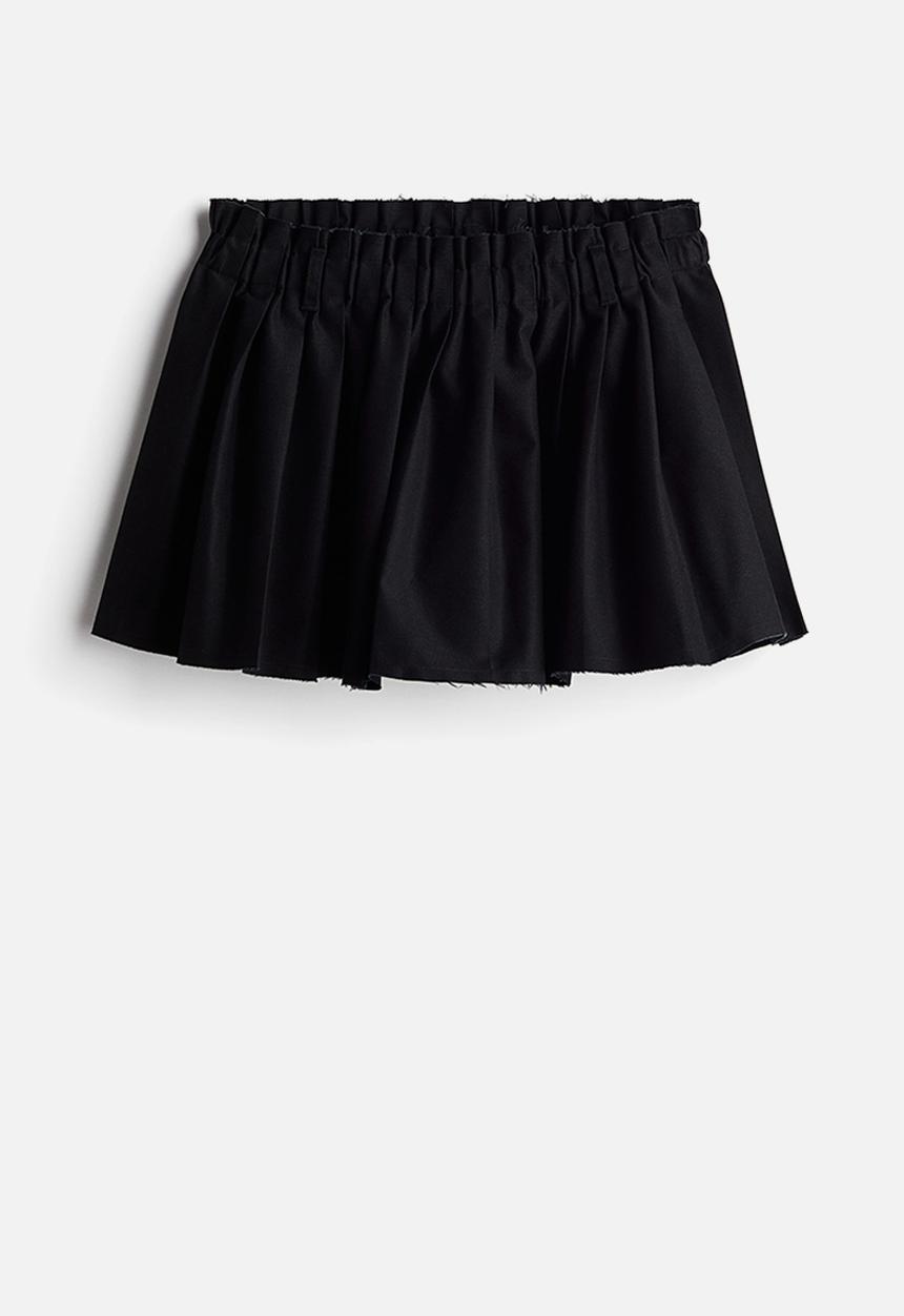 H&M - Pleated mini skirt - black
