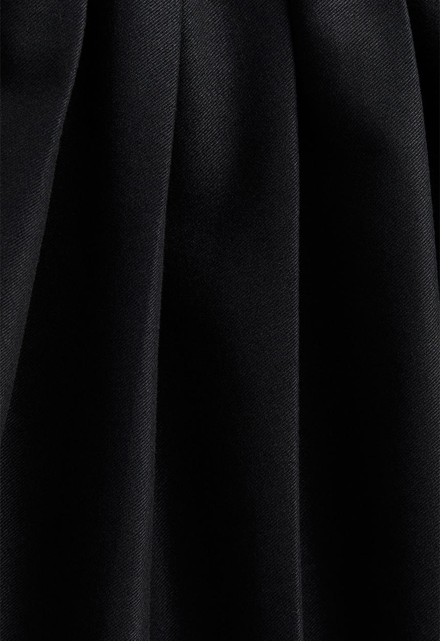 H&M - Pleated mini skirt - black