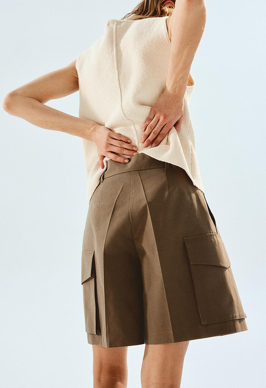 H&M - Bermuda shorts - green