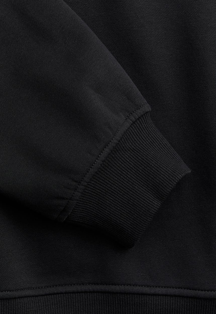 H&M - Crew-neck sweatshirt - black/simplicité 