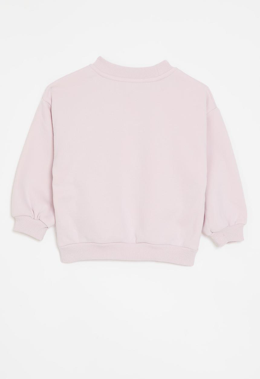 Pop Candy - Applique sweat top-lilac
