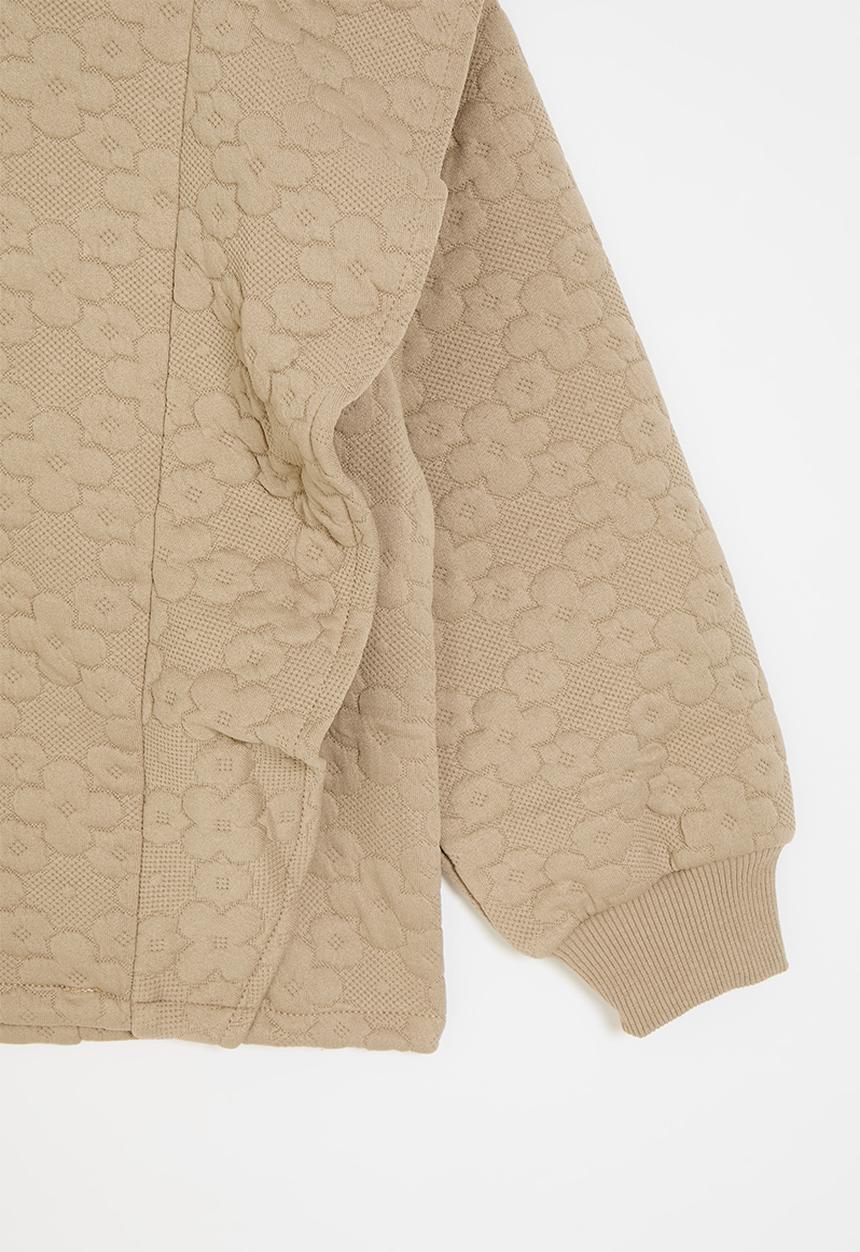Pop Candy - Frilled sweat top - beige