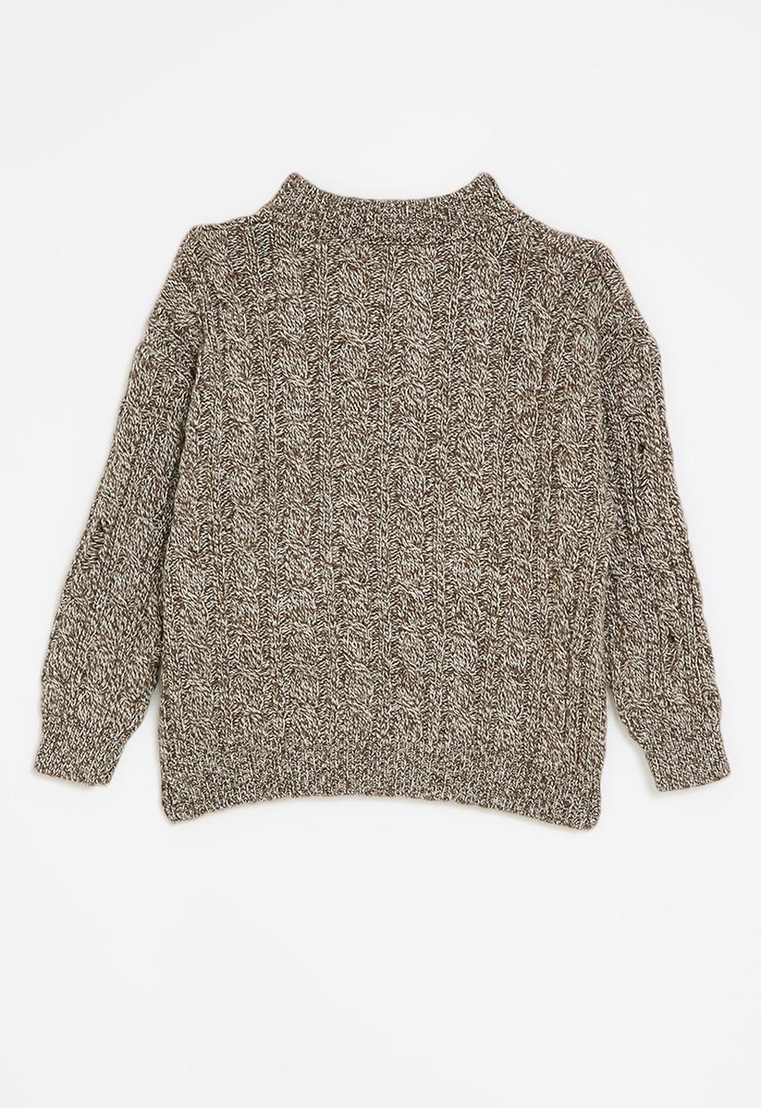 Pop Candy - Knitted jersey - brown
