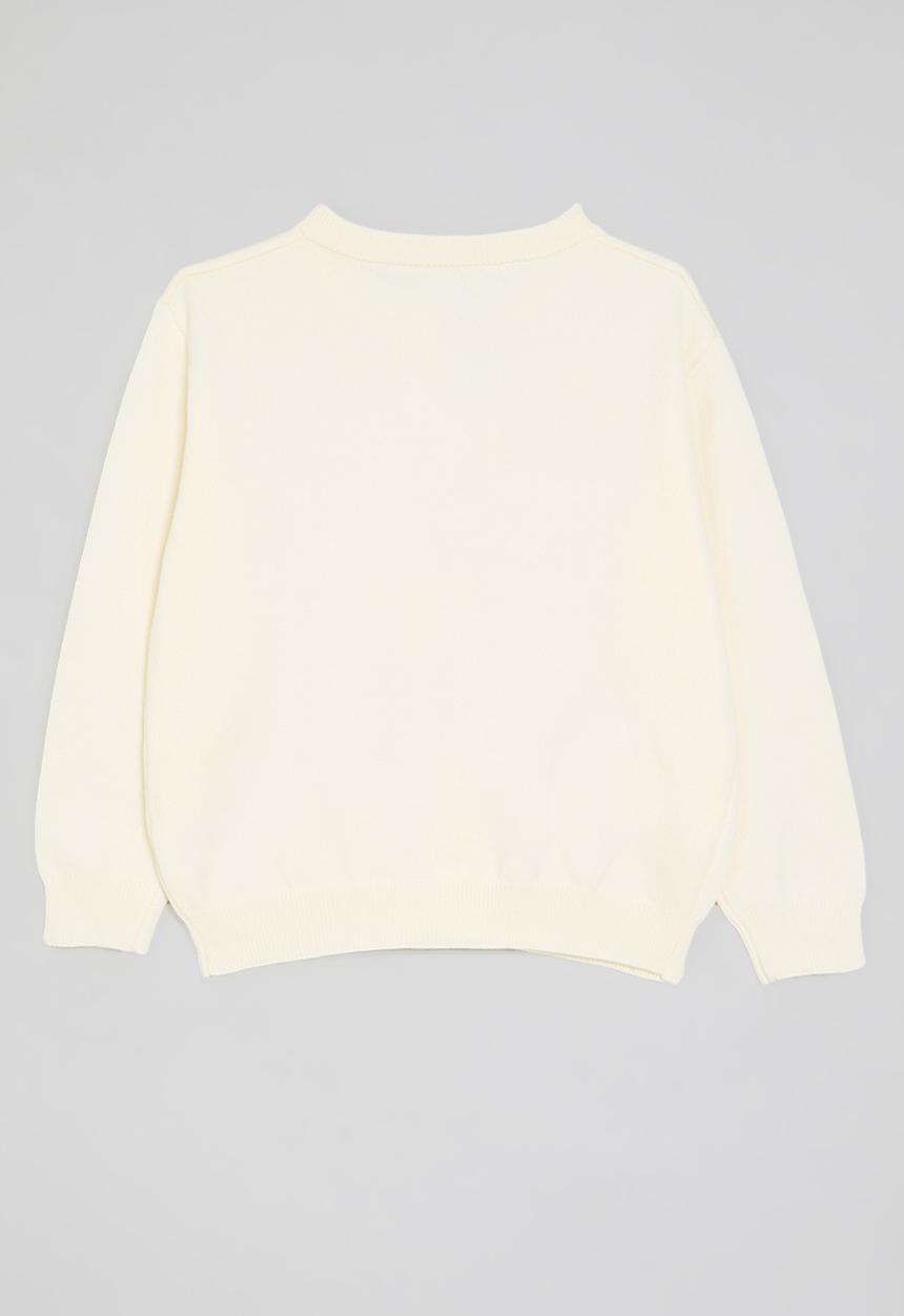 Pop Candy - Button down cardigan - white